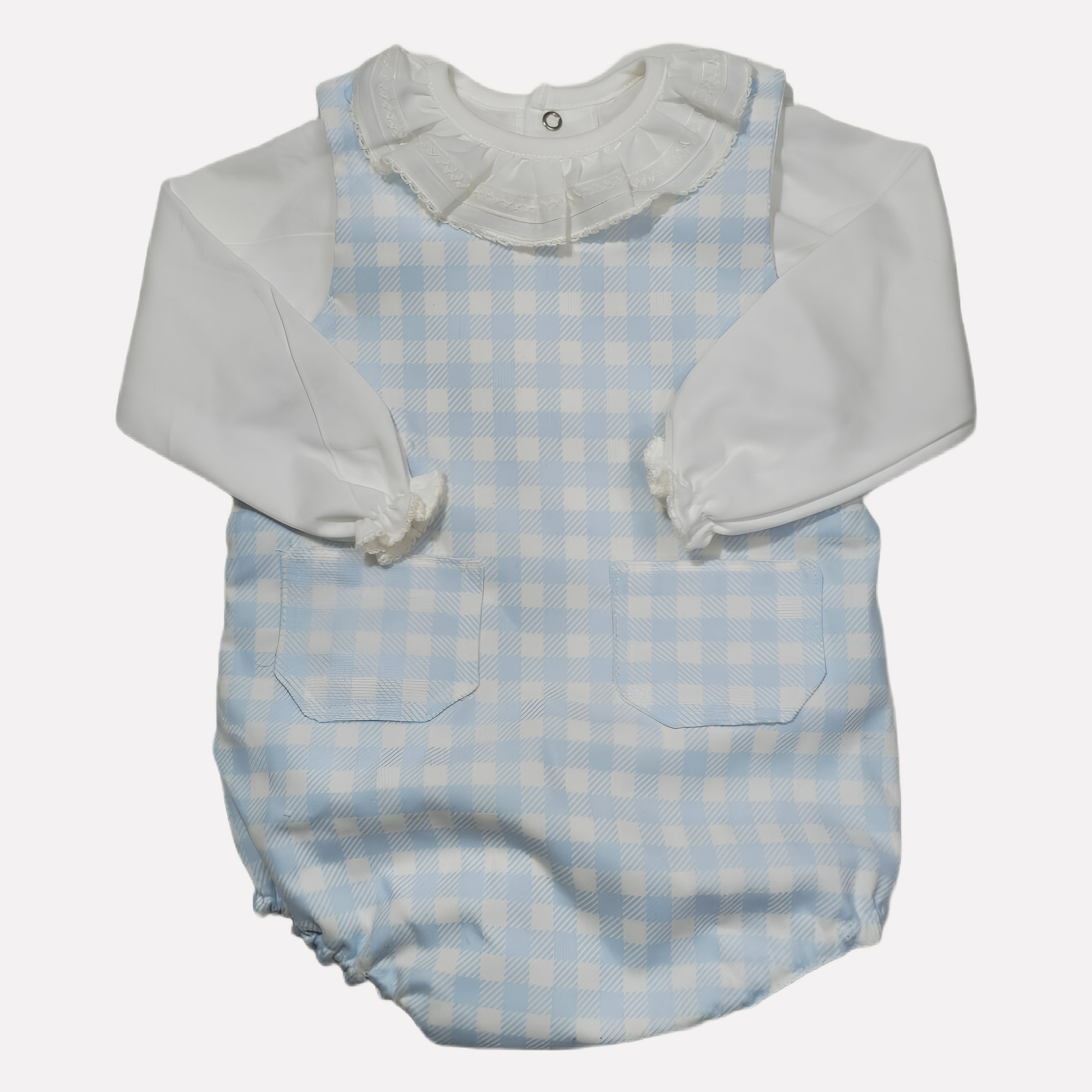 Fofinho Aveludado Xadrez Céu